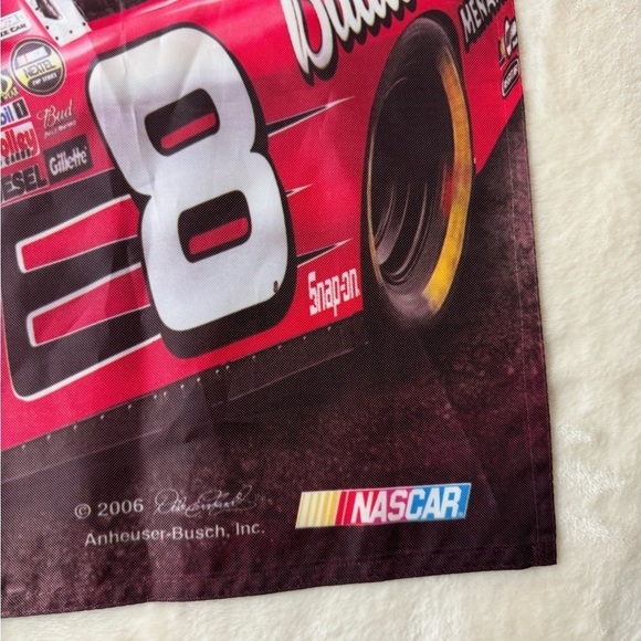 Dale Earnhardt Jr. Flag NASCAR outdoor indoor Budweiser 8 40x28 - Picture 3 of 9